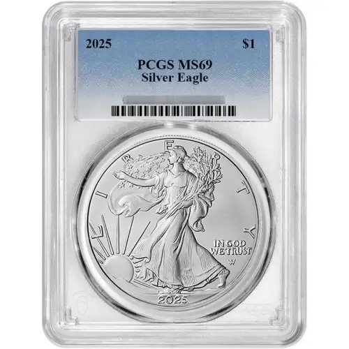 1oz Silver Eagle - PCGS MS 69